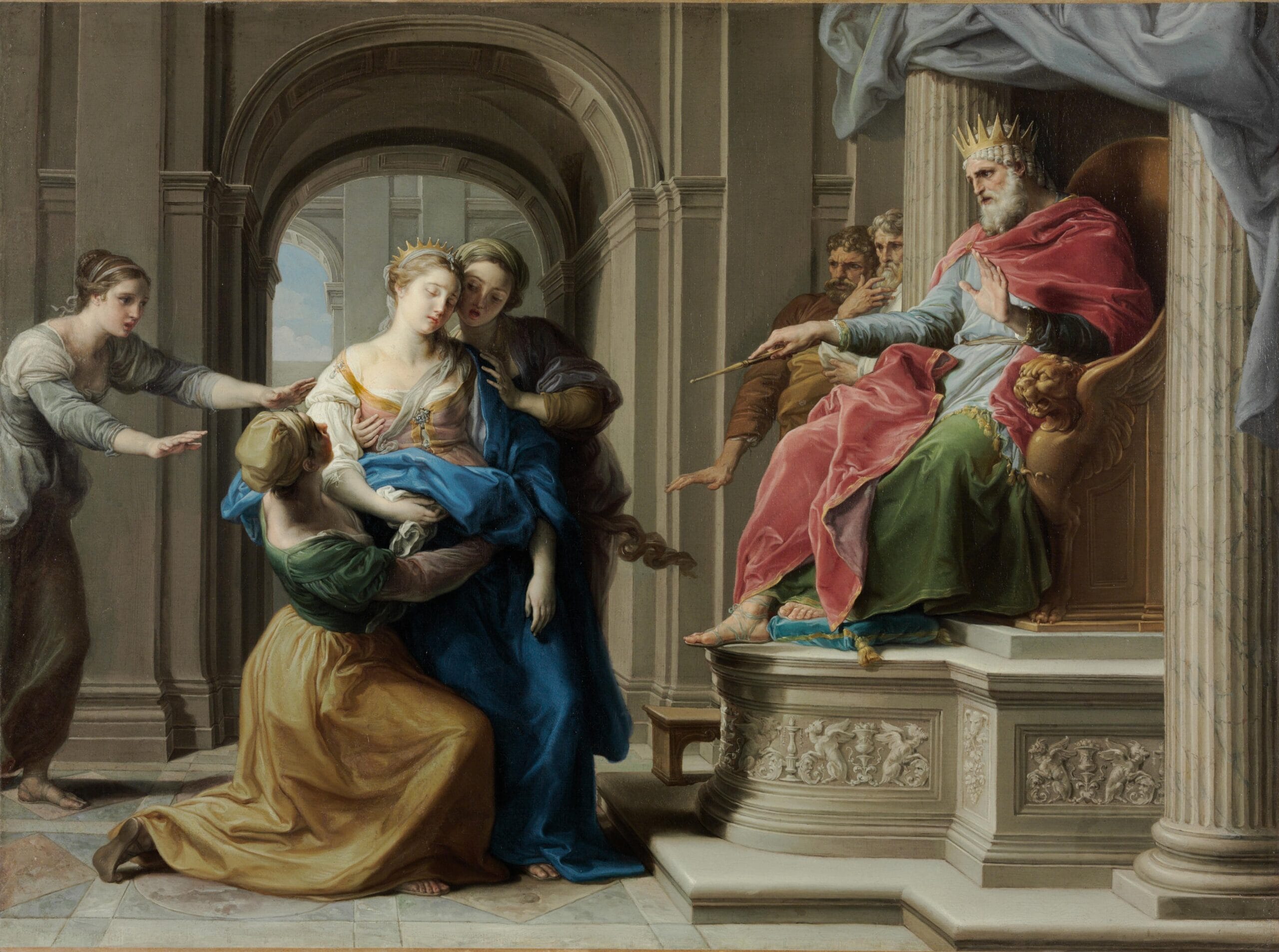 Esther before Ahasuerus, Pompeo Girolamo Batoni (Italian, 1708–1787)