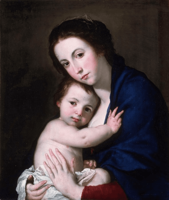 Virgin-and-Child-Jose-Jusepe-de-Ribera